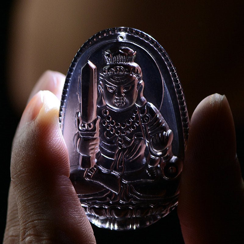 Buddha Stones Chinese Zodiac Obsidian Protection Necklace - Image 10