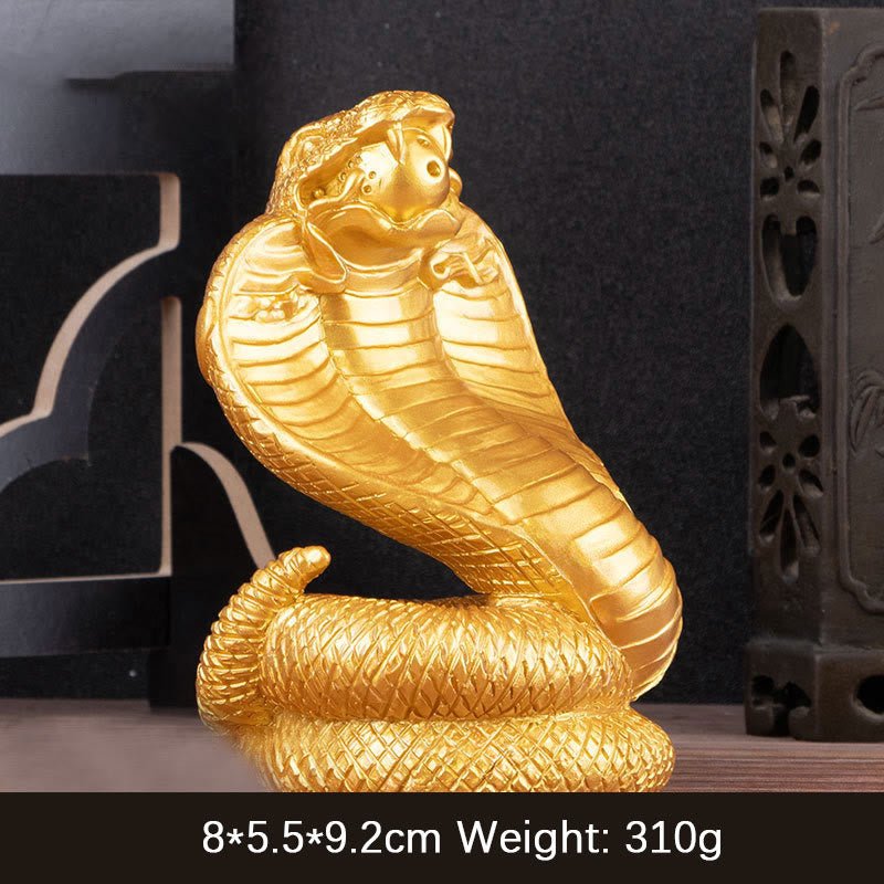 Buddha Stones Year Of The Snake Ingots Copper Coins Ball Wealth Resin Statue Home Decoration - Image 8