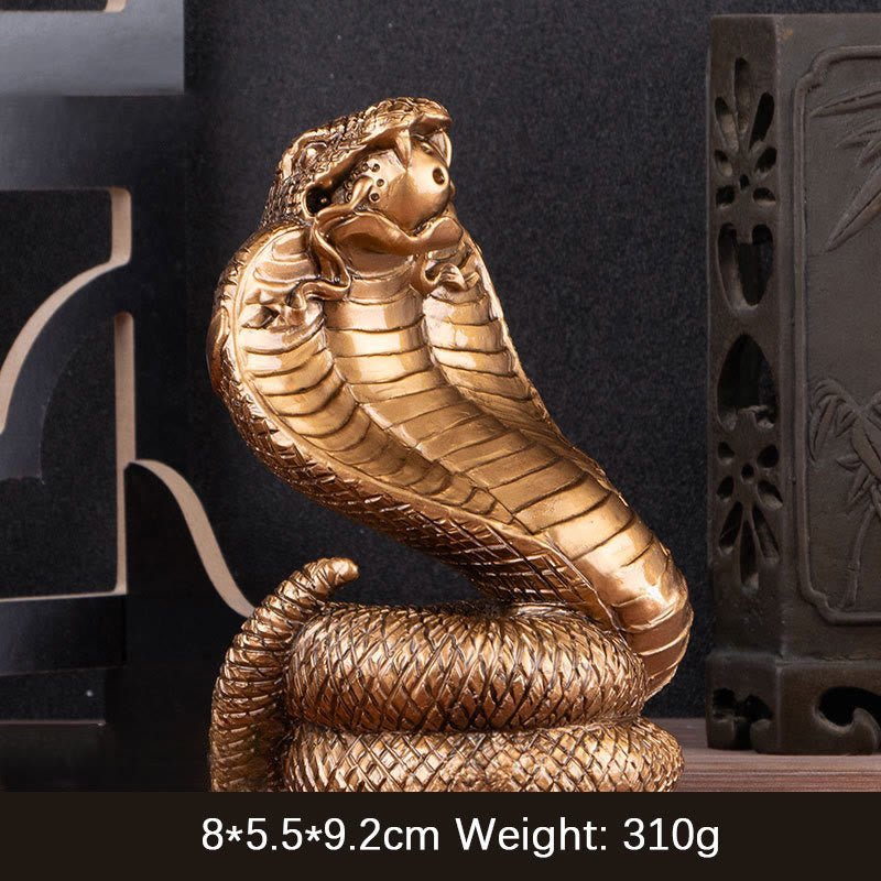 Buddha Stones Year Of The Snake Ingots Copper Coins Ball Wealth Resin Statue Home Decoration - Image 11