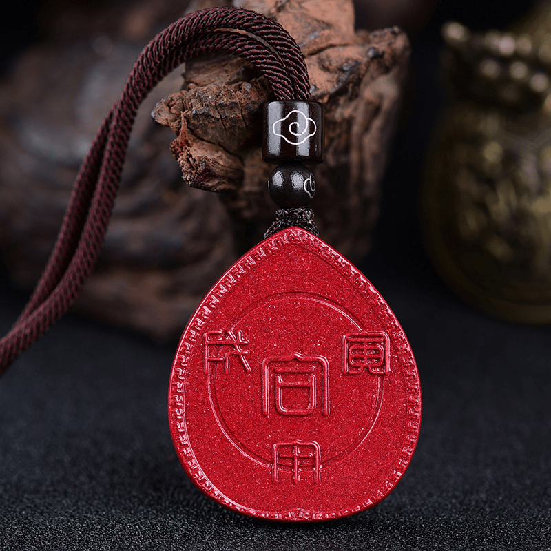 Buddha Stones Chinese Zodiac Cinnabar Blessing Necklace Pendant - Image 10