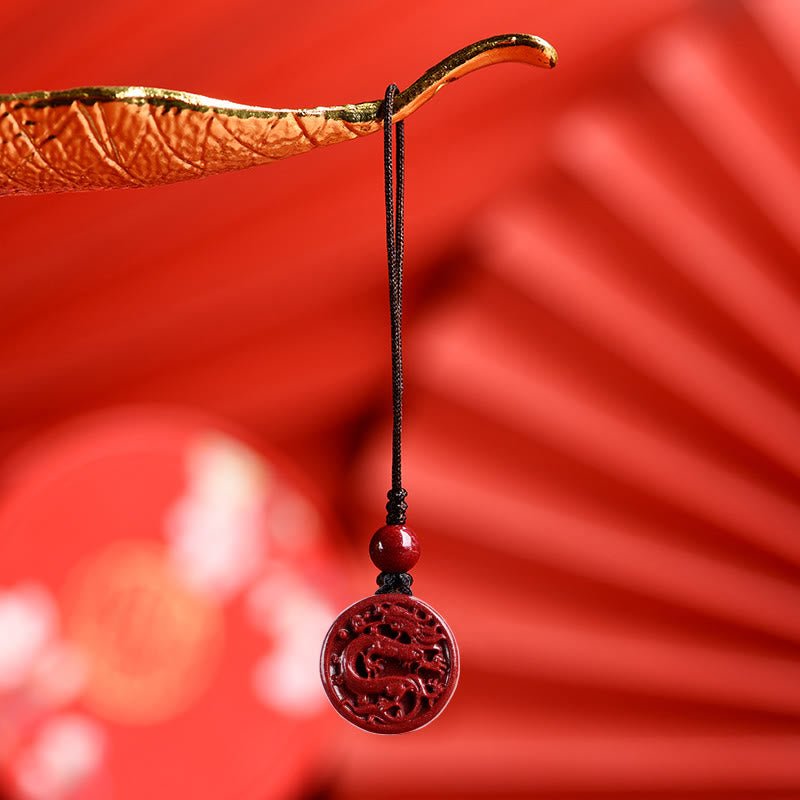 Buddha Stones Chinese Zodiac Cinnabar Calm Phone Hanging Decoration Key Chain Necklace Pendant - Image 25