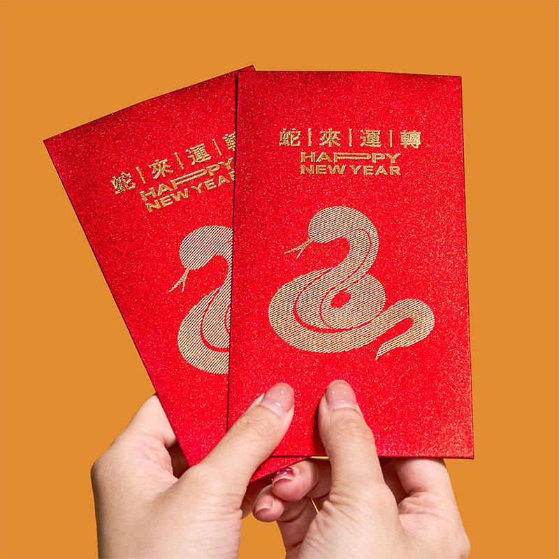 Buddha Stones 6Pcs Chinese Red Envelope Year of the Snake Lucky Money Envelopes 2025 New Year - Image 8