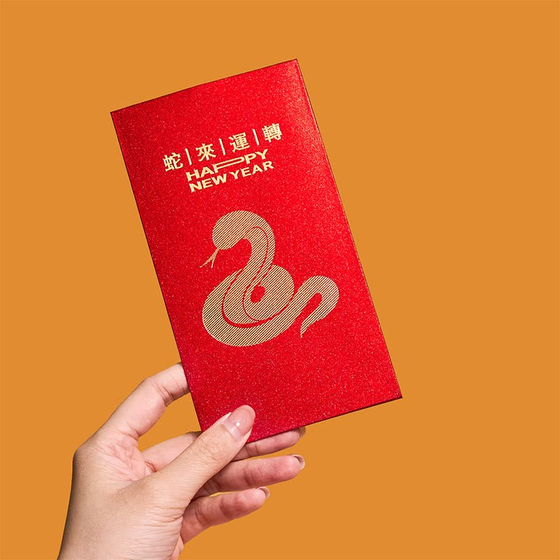 Buddha Stones 6Pcs Chinese Red Envelope Year of the Snake Lucky Money Envelopes 2025 New Year - Image 10