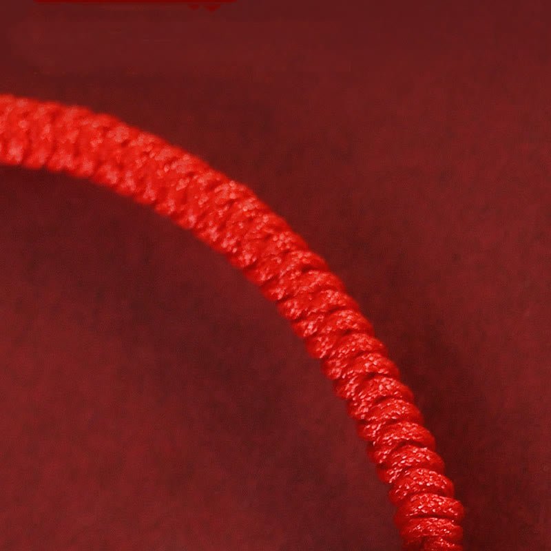 Buddha Stones Handmade Red Agate Chinese Zodiac Red String Braided Protection Bracelet - Image 27