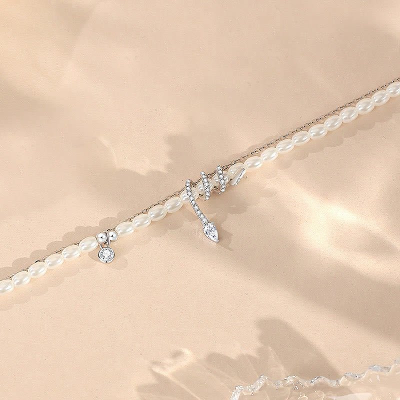 Buddha Stones 925 Sterling Silver Year Of The Snake Pearl Bracelet Necklace Pendant - Image 10