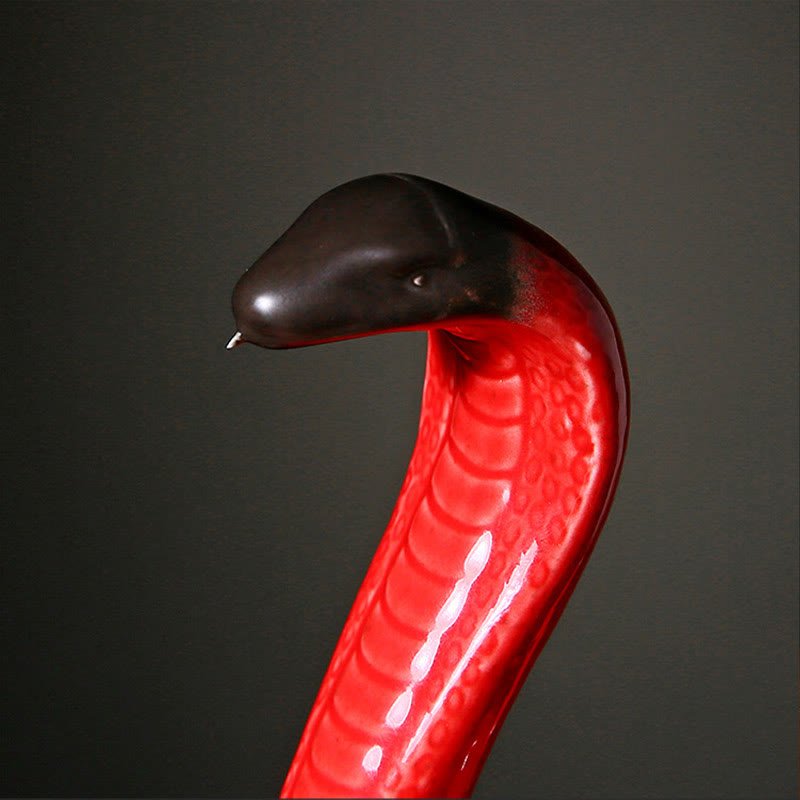 Buddha Stones Year Of The Snake Ceramic Home Decoration - Image 7