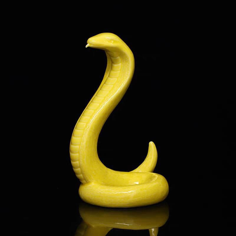 Buddha Stones Year Of The Snake Ceramic Home Decoration - Image 13