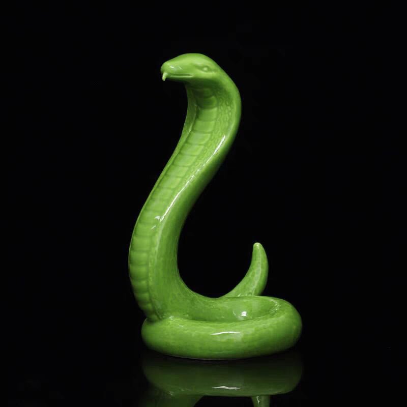 Buddha Stones Year Of The Snake Ceramic Home Decoration - Image 14