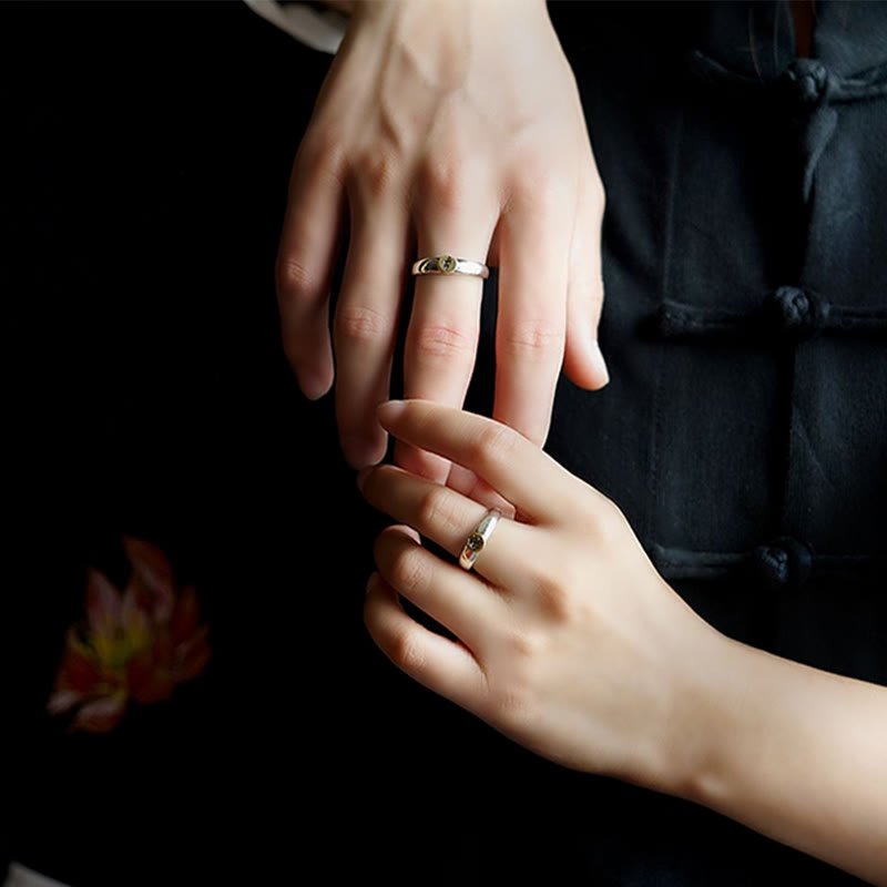 Buddha Stones Tibetan Om Mani Padme Hum Carved Chinese Zodiac Natal Buddha Peace Ring - Image 50