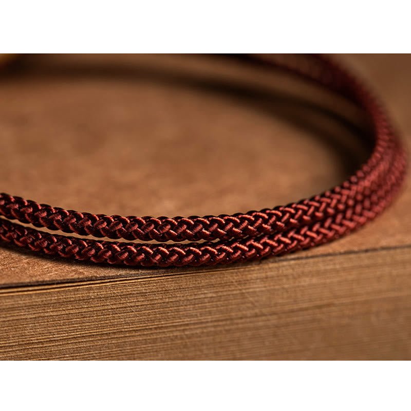 Buddha Stones 925 Sterling Silver Handmade Chinese Zodiac Natal Buddha Cyan Bodhi Seed Protection Braided Red String Bracelet - Image 6