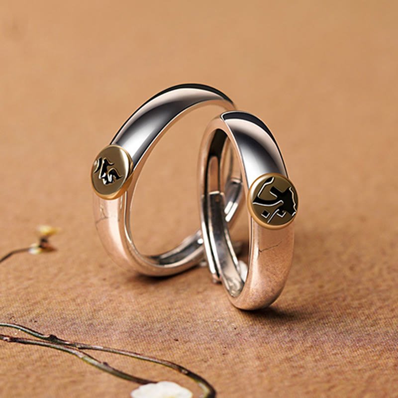 Buddha Stones Tibetan Om Mani Padme Hum Carved Chinese Zodiac Natal Buddha Peace Ring - Image 40