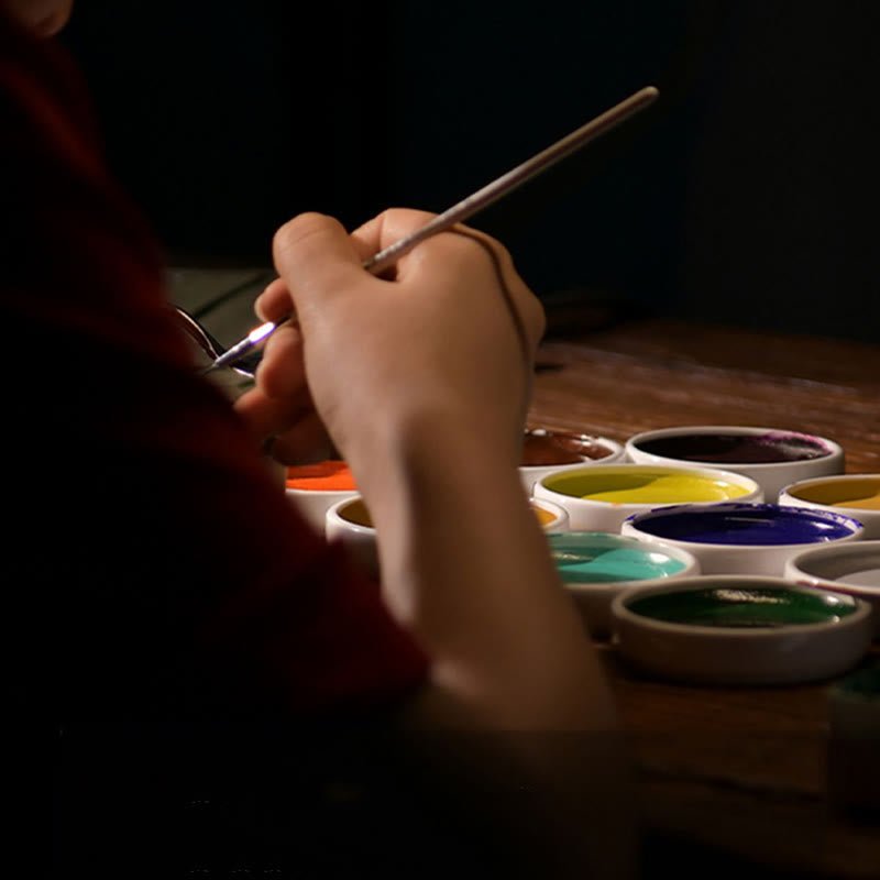 Buddha Stones Year Of The Dragon Hand Painted Chinese Zodiac Rosewood Carved Calm Key Chain (Extra 30% Off | USE CODE: FS30) - Image 27