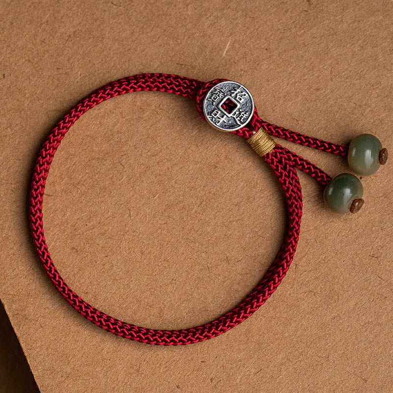 Buddha Stones 925 Sterling Silver Handmade Chinese Zodiac Natal Buddha Cyan Bodhi Seed Protection Braided Red String Bracelet - Image 18